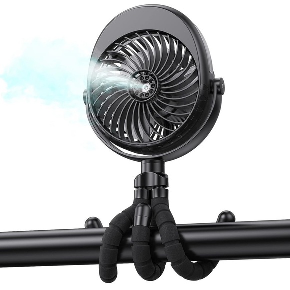 GRANDFAST Other - GRANDFAST Portable Misting Baby Stroller Fan